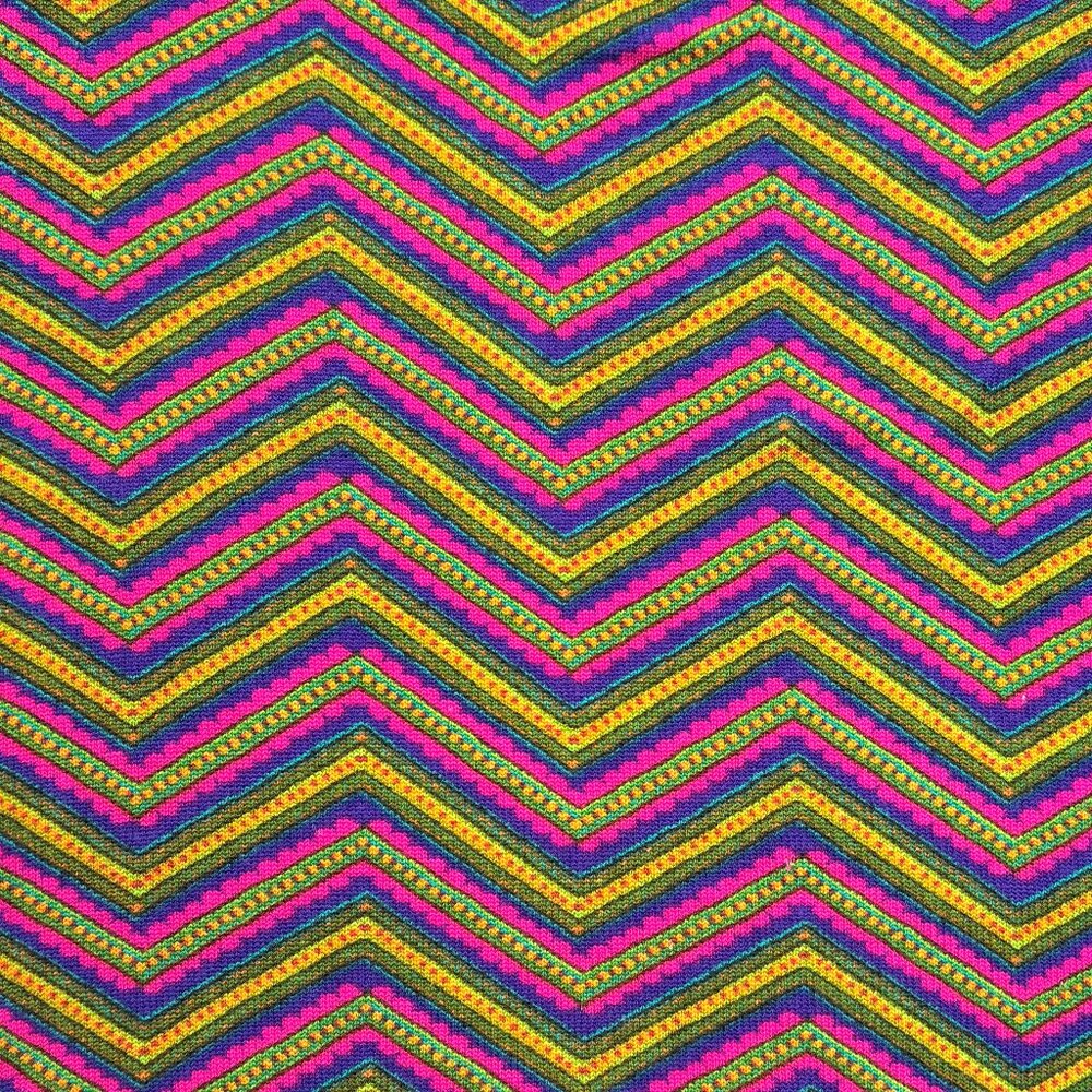 Chevron Knit Fabric JoAnn 4 Way Stretch 64" x 2+ Yards Apparel